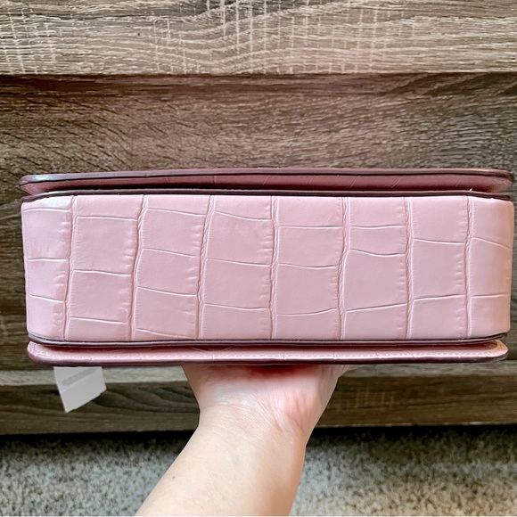 ❌SOLD❌ NWT Coach Studio Croc-Embossed Leather Shoulder Bag - Picture 12 of 14